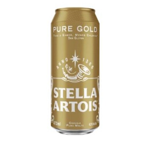 Cerveja Stella Artois 473ml Pure Gold Lata