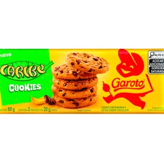 Cookies Garoto 60g Caribe