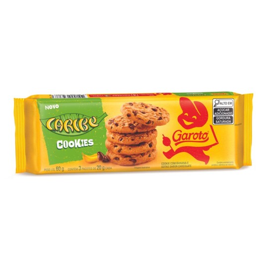 Cookies Garoto 60g Caribe