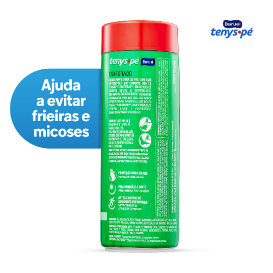 Tenys Pe Baruel em Po 100g Canforado