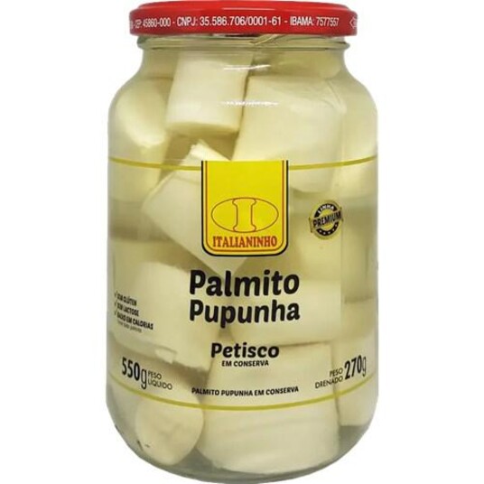 Palmito Italianinho 270g Petisco