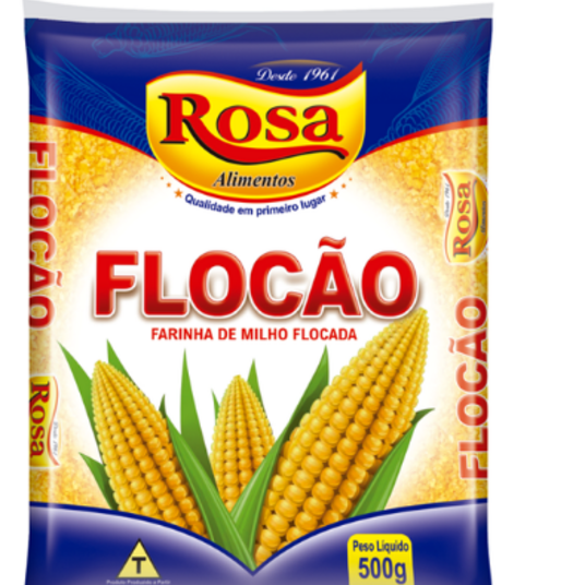 Farinha de Milho Rosa 500g Flocada