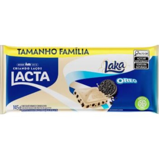 Chocolate Lacta 145g Laka Oreo