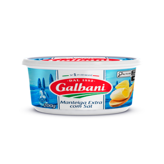 Manteiga C/sal Galbani 200g Pote
