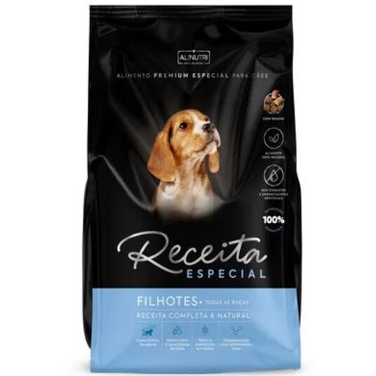 Racao P/caes Receita Especial 1kg Filhotes