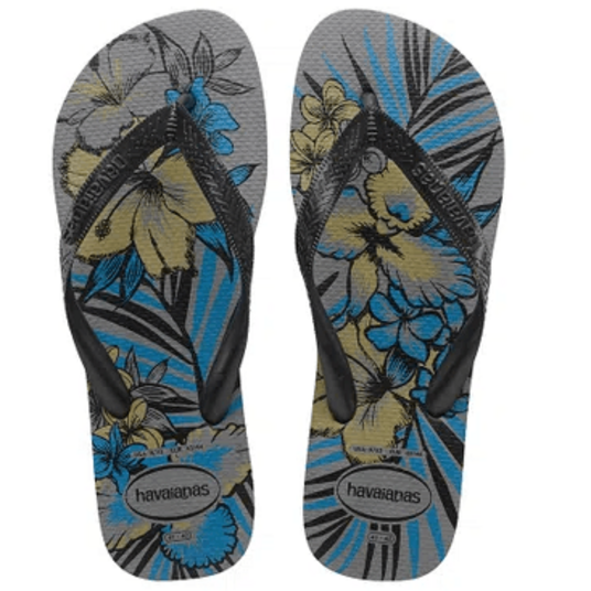 Sandalia Aloha Havaianas Pt.cinza 37/38