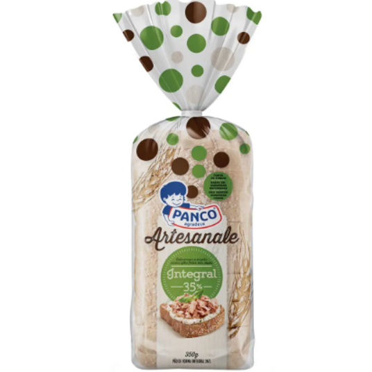 Pao de Forma Artesanale Panco 350g Integral