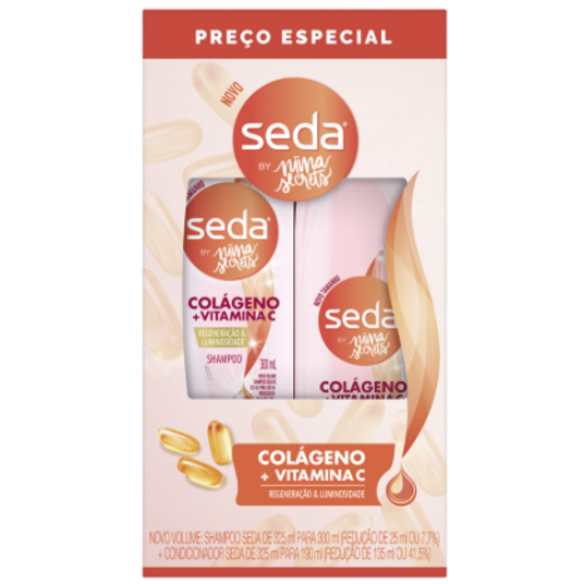 Kit Sh.+cond.seda 300+190ml By Niina S.c.v.