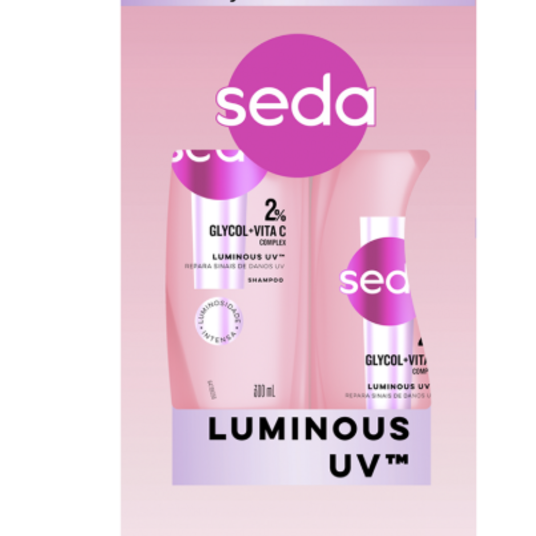 Kit Sh.+cond.seda 300+190ml Luminous Uv