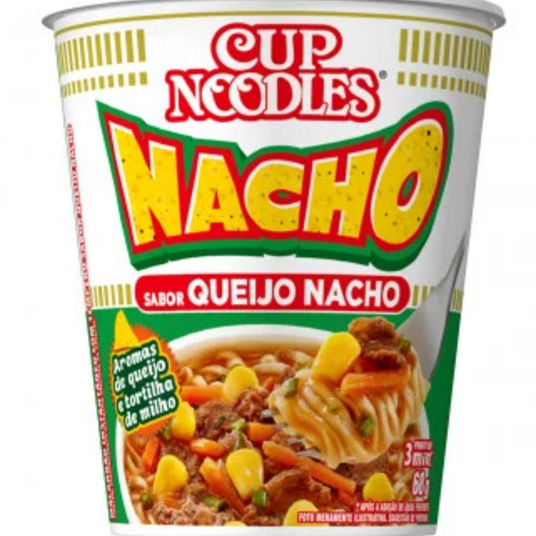 Macarrao Inst.nissin Cup Nood 68g Nacho