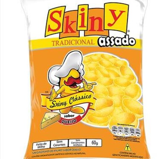 Salgadinho Skiny 60g Queijo