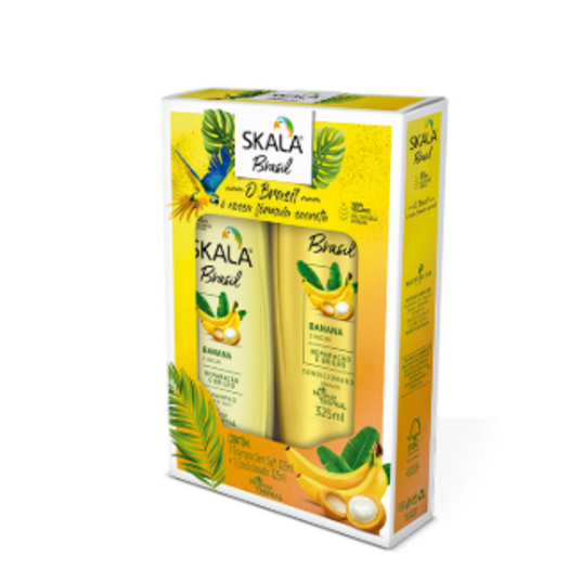 Kit Sh.+cond.skala 2x325ml Banana