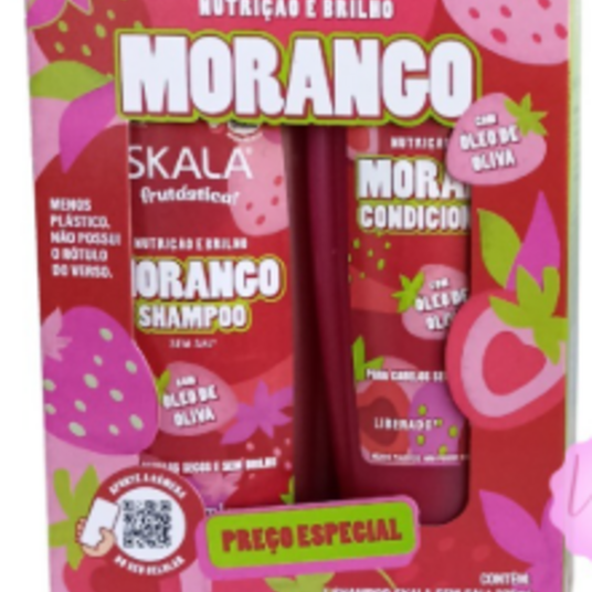 Kit Sh.+cond.skala 2x325ml Morango