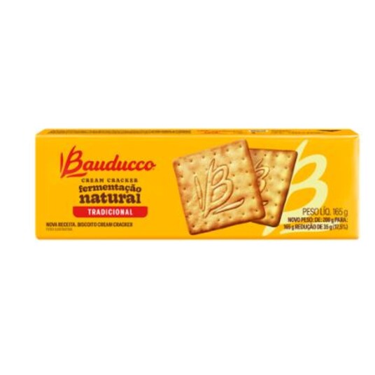 Biscoito Cr.cracker Bauducco 165g Tradicional