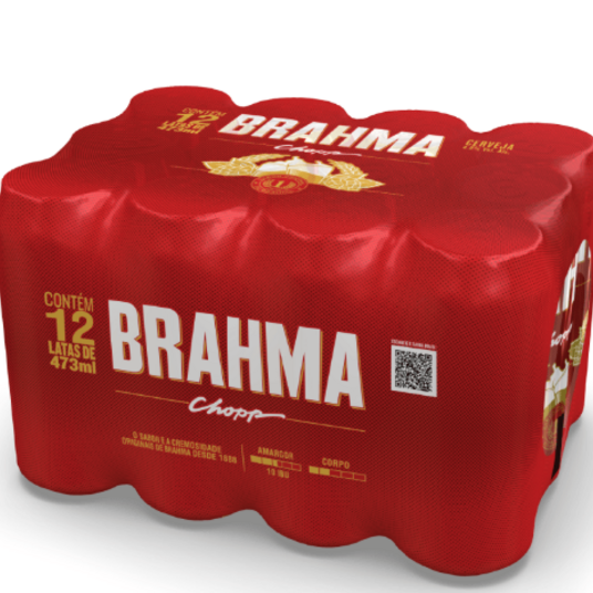 Cerveja Brahma Chopp 473ml Pack C/12un