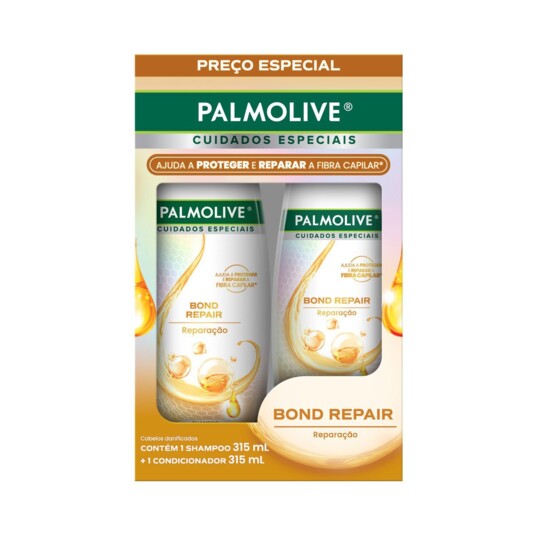 Kit Sh.+cond.palmolive 2x315ml Bond Repair