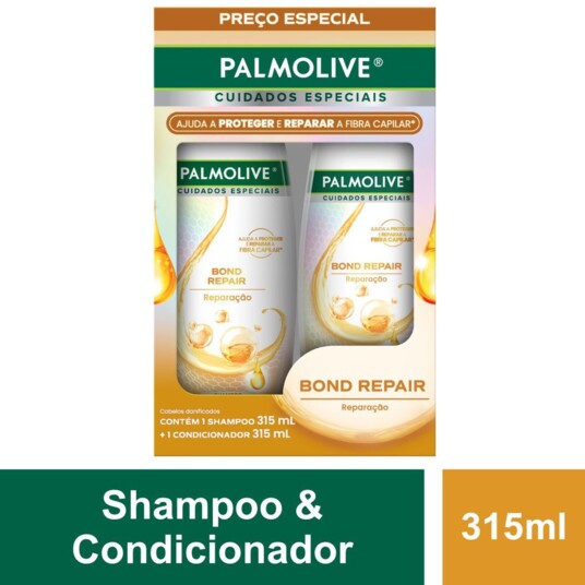 Kit Sh.+cond.palmolive 2x315ml Bond Repair
