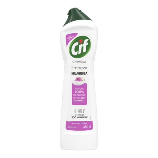 Limp.mult.cremoso Cif 450ml Milag.floral