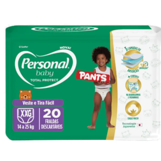 Fralda Personal Pants Baby Pro.&sec 20un Xxg