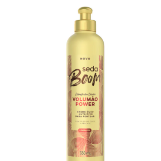 Creme de Pentear Seda Boom 350ml Volumao Power