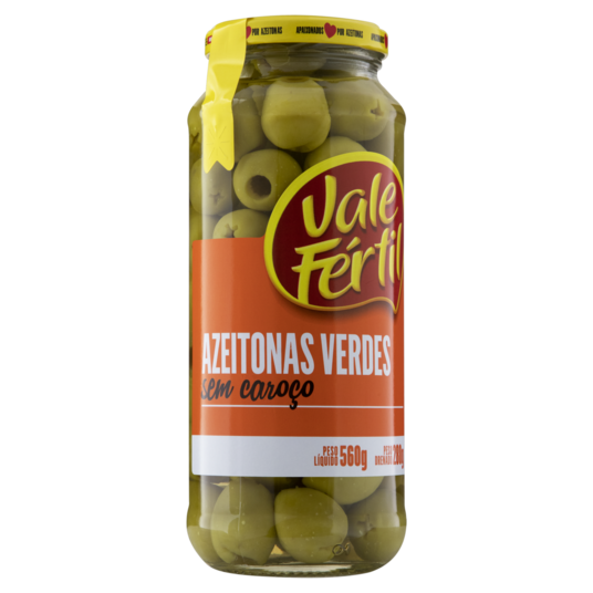 Azeitona Verde Vale Fertil 280g S/caroco