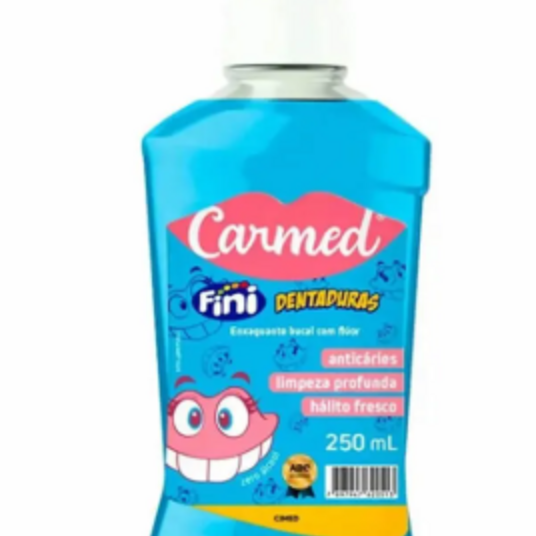 Enxaguante Bucal Carmed 250ml Fini Dentadura