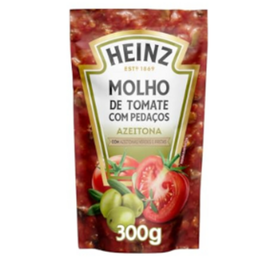 Molho de Tomate Heinz 240g Azeitona Sc