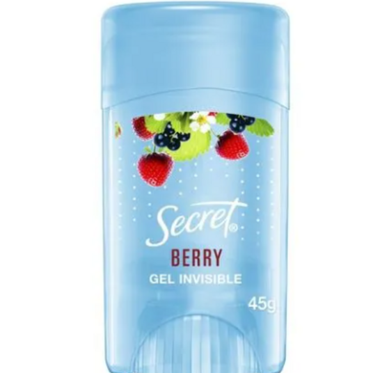 Desod.gel Secret 45g Clear Berry