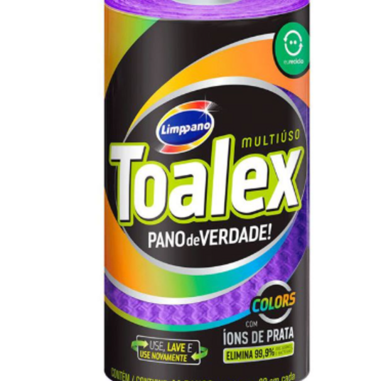 Pano Multiuso Toalex 44un Roxo
