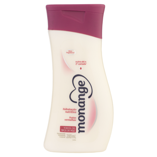 Hidrat.monange 200ml Frut.vermelhas