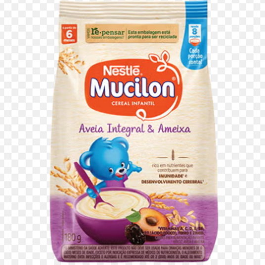 Mingau Mucilon 600g Ameixa/aveia