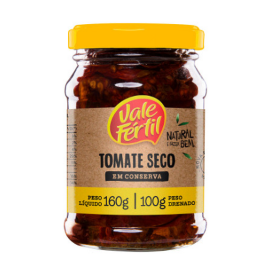 Tomate Seco Vale Fertil 100g em Conserva