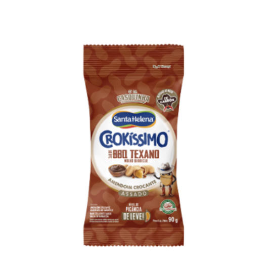 Amendoim Crokissimo Decabron 90g Barbecue Texano