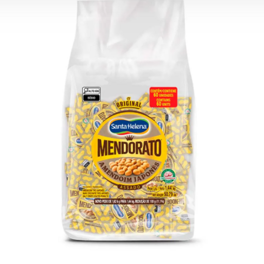 Amendoim Mendorato 24g Pct C/60un