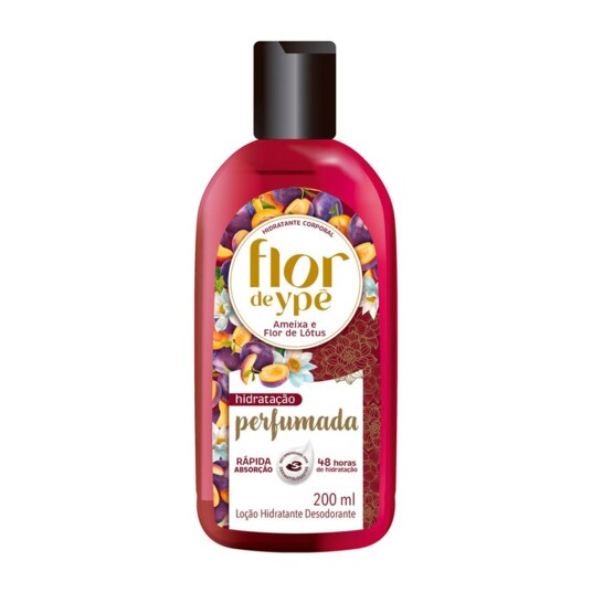 Locao Hidrat.flor de Ype 200ml Ameixa/fl.lotus