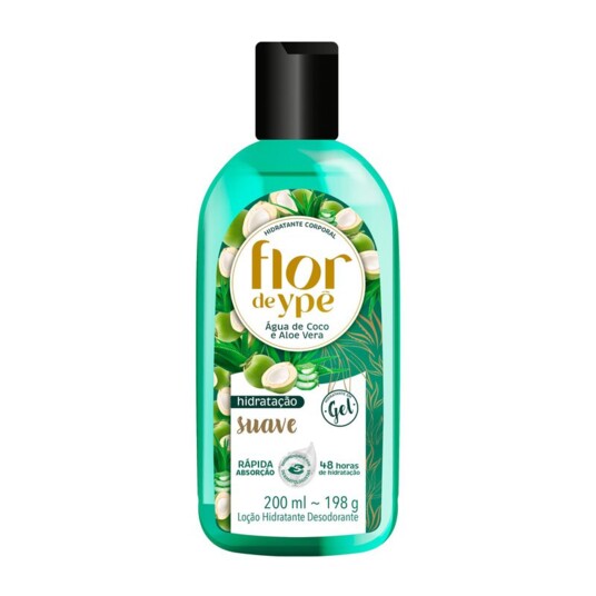 Locao Hidrat.flor de Ype 200ml Agua Coco/aloe