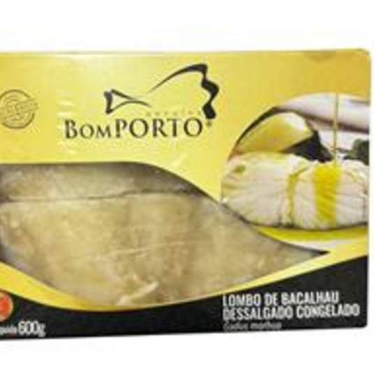 Lombo Bacalh Gd Morhua B.porto 600g Dessalgado