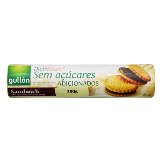 Biscoito Gullon 250g Sandwich Choco.
