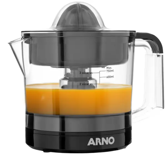 Espremedor de Frutas Arno 750ml Preto Cp31