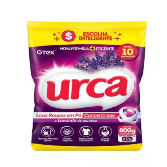Sabao em Po Urca 800g Lavanda Sc