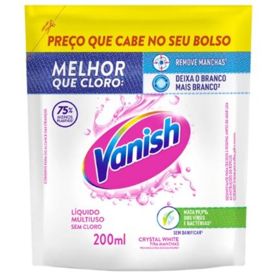 Tira Manchas Vanish 200ml Crystal White