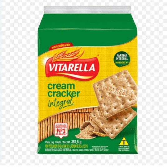 Biscoito Cr.crack.vitarella 367,5g Integral
