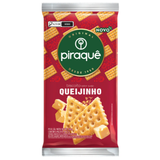 Biscoito Salg.piraque 138g Queijinho