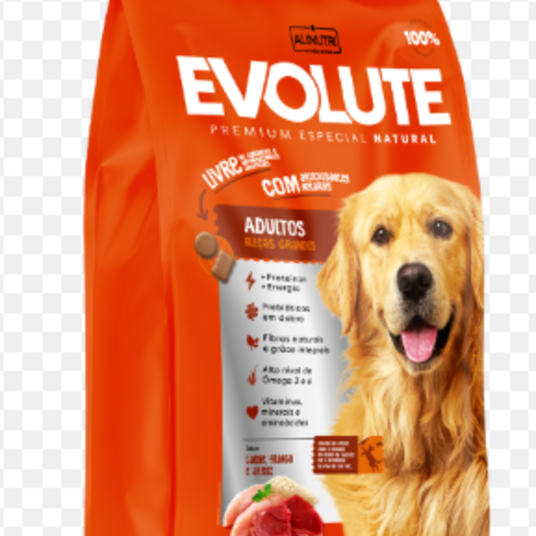 Racao P/caes Evolute Premium 1kg Esp.ad.r.p.e M