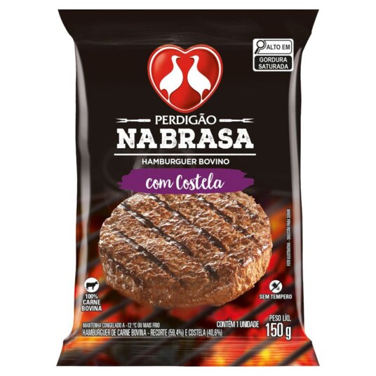 Hamburg.bov.na Brasa 150g Costela