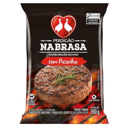 Hamburg.bov.na Brasa 150g Picanha
