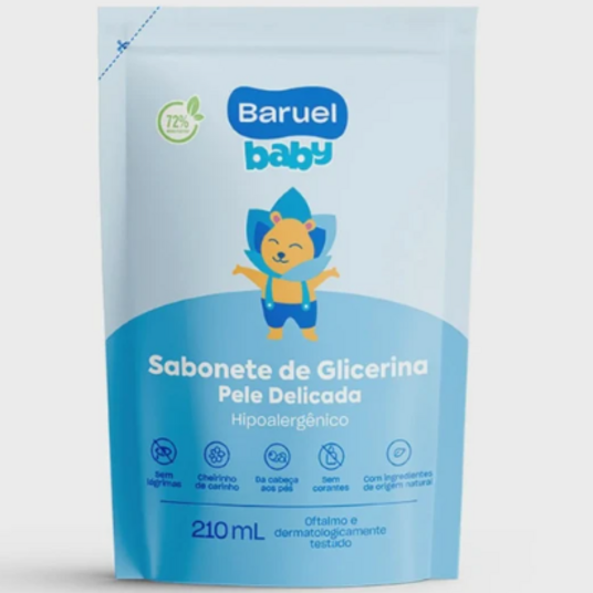 Sabonete Liq.baruel Baby 210ml Ref. Pele Delicada