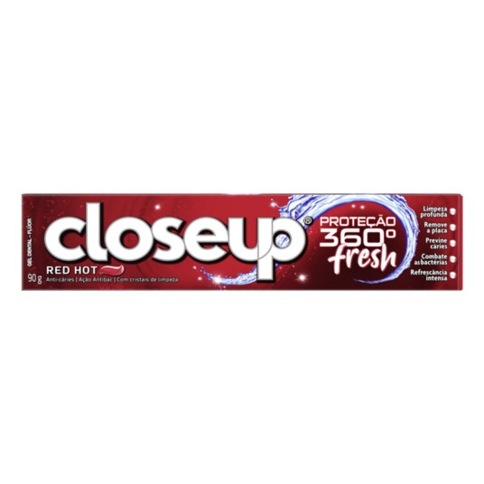 Creme Dental Close Up 90g Red Hot