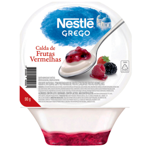 Iogurte Grego Nestle 90g F.verm.calda
