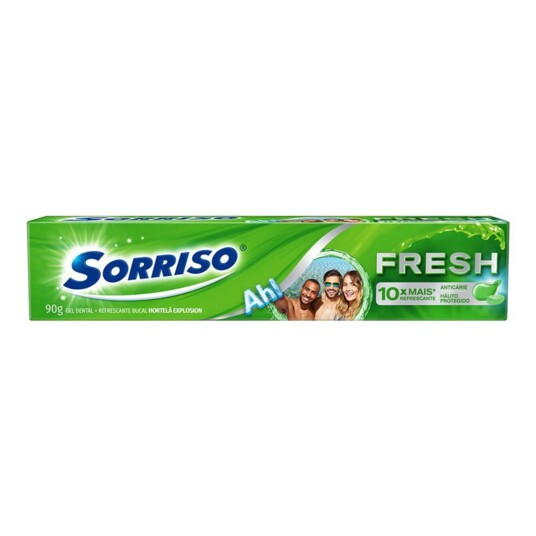 Creme Dental Sorriso 90g Fresh Hortela